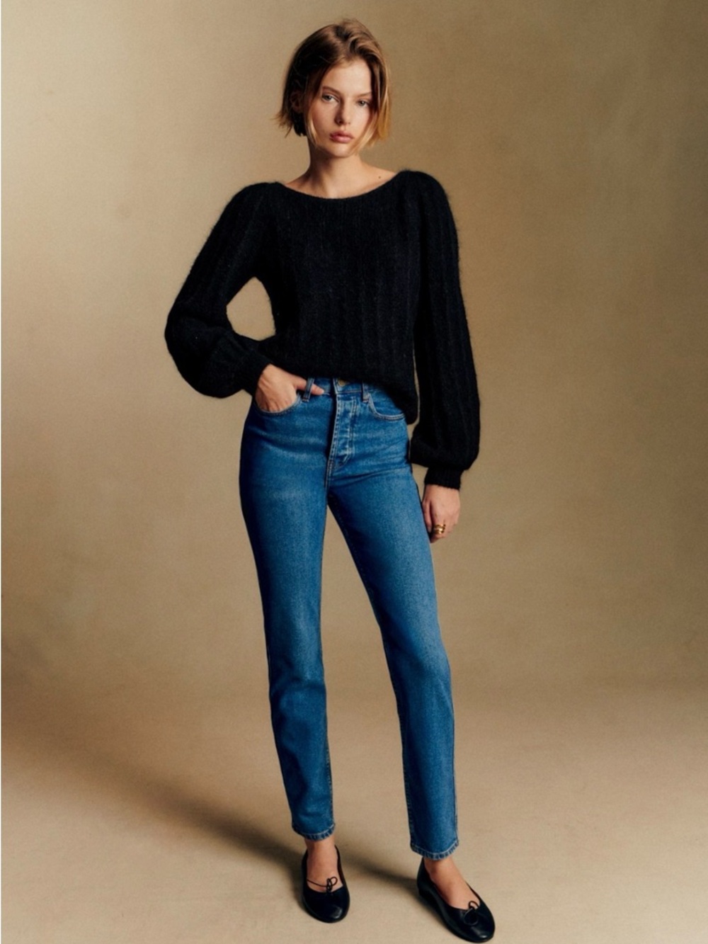 Sezane Brut Sexy Denim Blue - Size 8